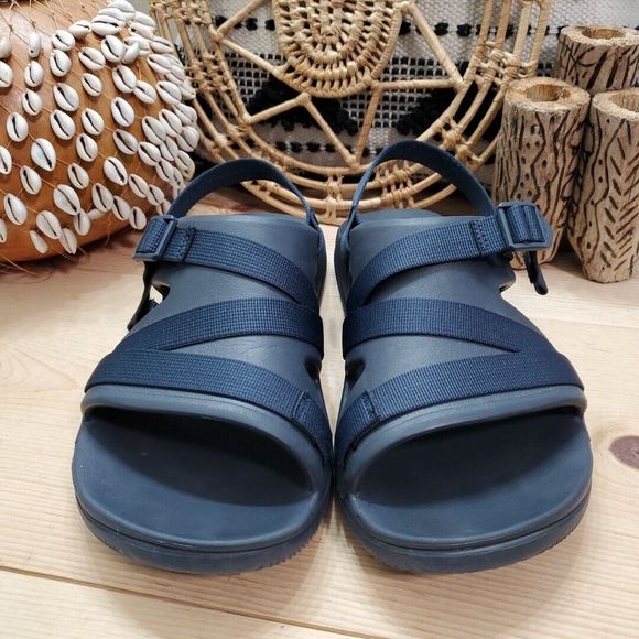 Chacos Chillos Sport Sandals Z/Strap EVA Vegan Arch Support Navy Blue Men 13 EUC main image 6